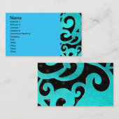 Carte de visite de nuit étoilée (Devant / Derrière)