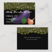 Carte de visite de NUTRITIONNISTE (Devant / Derrière)