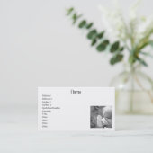 Carte de visite de oscillation d'enfant (Debout devant)