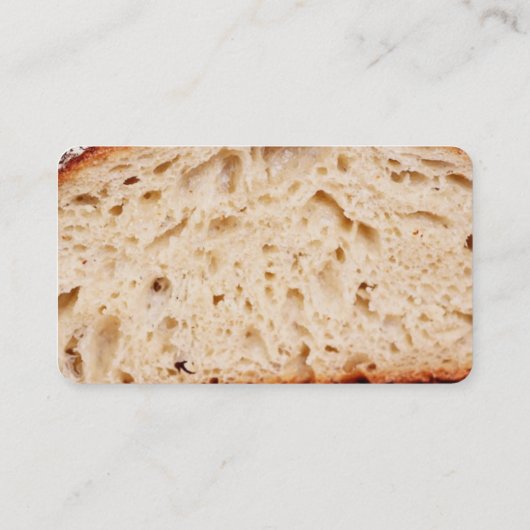 carte de visite de pain cuit (Dos)