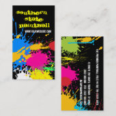 Carte de visite de Paintball (Devant / Derrière)