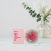 Carte de visite de Pair de rose douce (Debout devant)
