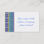 Carte de visite de palais de Lotus (Dos)