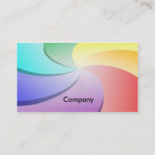 Carte de visite de palette de couleurs (Dos)