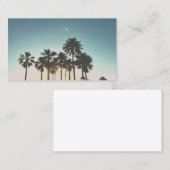 Carte de visite de palmier (Devant / Derrière)