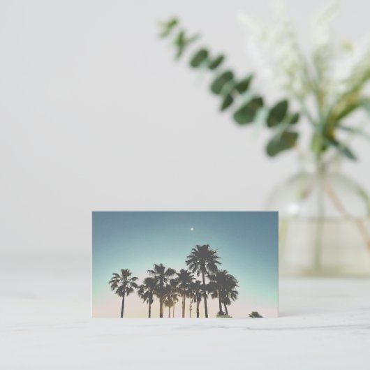 Carte de visite de palmier (Debout devant)
