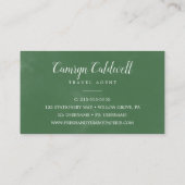 Carte de visite de palmier sauvage (Dos)