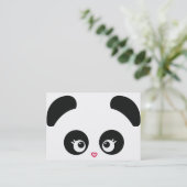 Carte de visite de Panda® d'amour (Debout devant)