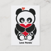 Carte de visite de Panda® d'amour (Dos)