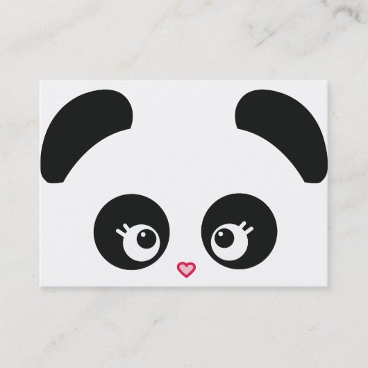 Carte de visite de Panda® d'amour (Devant)