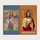 Carte de visite de Pane Lingua Gloriosi (Extérieur déplié)