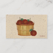 Carte de visite de panier Apple (Dos)