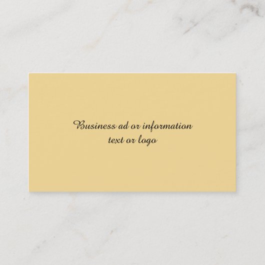 Carte de visite de panier de couture (Dos)