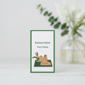 Carte de visite de panier de pain (Debout devant)