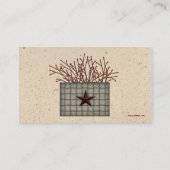 Carte de visite de panier principal (Dos)