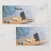 Carte de visite de panneau de craie (Devant / Derrière)