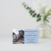 Carte de visite de panneaux d'énergie solaire modi (Debout devant)