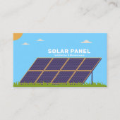 Carte de visite de panneaux solaires (Devant)
