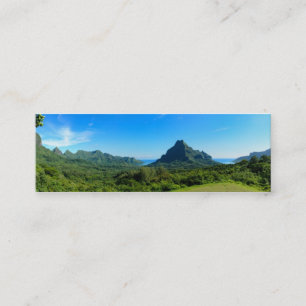 Carte de visite de panorama de Moorea