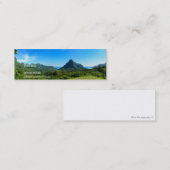 Carte de visite de panorama de Moorea avec des (Devant / Derrière)