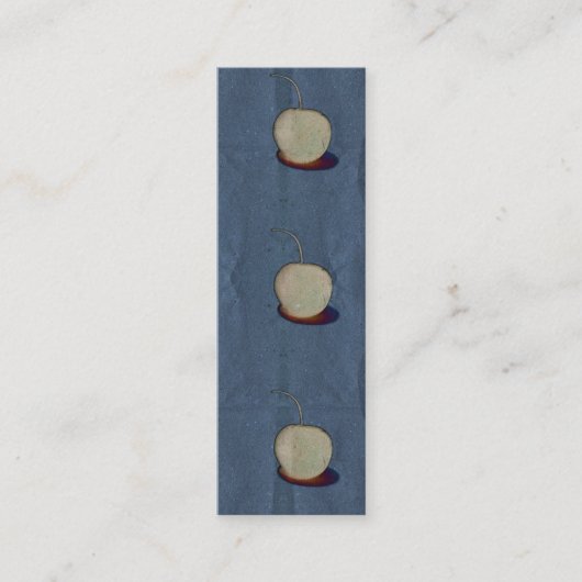 carte de visite de papier de cerise (Devant)