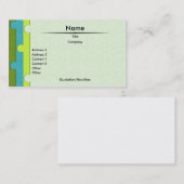 Carte de visite de papier de poinçon (Devant / Derrière)