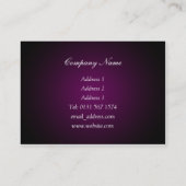 Carte de visite de papillon (Dos)