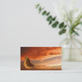 Carte de visite de papillon (Debout devant)