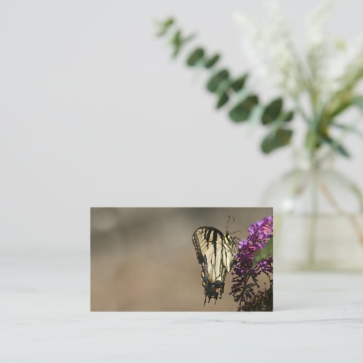 Carte de visite de papillon (Debout devant)