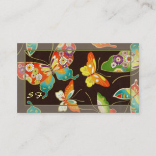Carte de visite de papillon