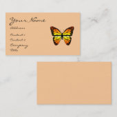 Carte de visite de papillon de monarque (Devant / Derrière)