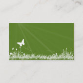 Carte de visite de papillon en vol (Dos)