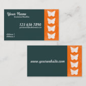 Carte de visite de papillons (Devant / Derrière)