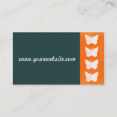 Carte de visite de papillons (Dos)