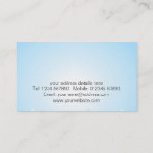 Carte de visite de papillons (Dos)