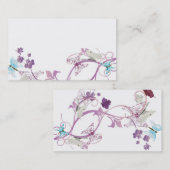 Carte de visite de papillons (Devant / Derrière)