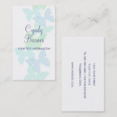 Carte de visite de papillons (Devant / Derrière)