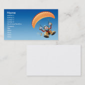Carte de visite de Paramotor - militaire de (Devant / Derrière)