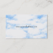 Carte de visite de parapentisme (Dos)