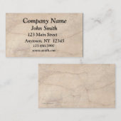 Carte de visite de parchemin (Devant / Derrière)
