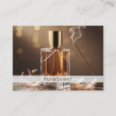 Carte de visite de parfumerie Code QR Marque de pa (Devant)