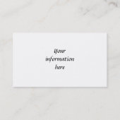 Carte de visite de Paris de globe de corneille (Dos)