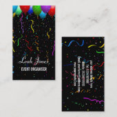 Carte de visite de partie (Devant / Derrière)