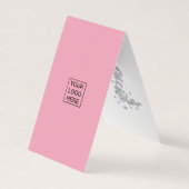 Carte de visite de Parties scintillant à étincelle (Dos)