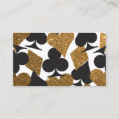 Carte de visite de Parties scintillant Las Vegas D (Dos)