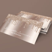 Carte de visite de Parties scintillant Mocha Mouss