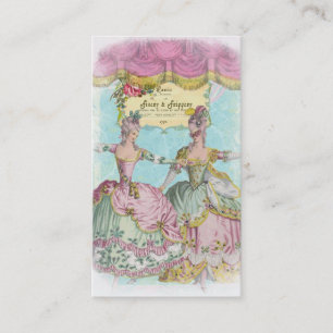 Carte de visite de parure et de colifichets