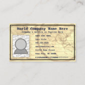 carte de visite de passeport sacramento (Dos)