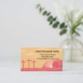 Carte de visite de pasteur professionnel (Debout devant)