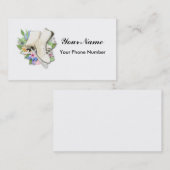 Carte de visite de patinage artistique (Devant / Derrière)